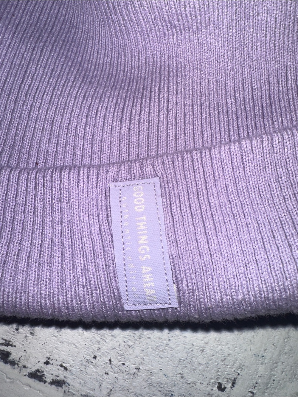 Zara Ribbed Knit Beanie - Picture 3 of 3